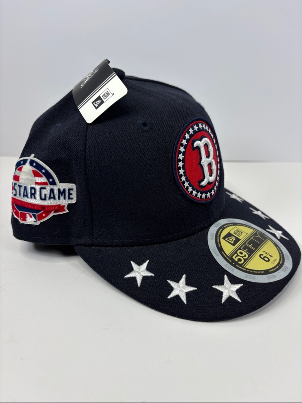 Boston Red Sox Youth Hat Cap 59fifty Fitted New Era 2017 All-Star size 6 3/4